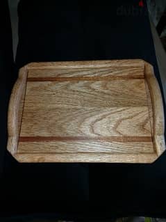 wooden serving tray صينية تقديم خشب