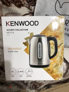 Kenwood stainless steel cordless kettle 2200w, 1.7l zjm01. aobk