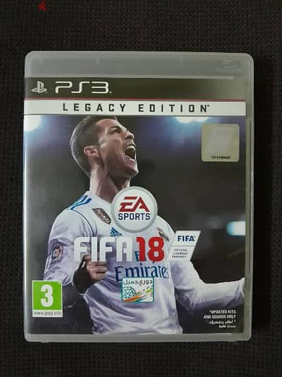 Fifa 18 PS3 Legacy Edition