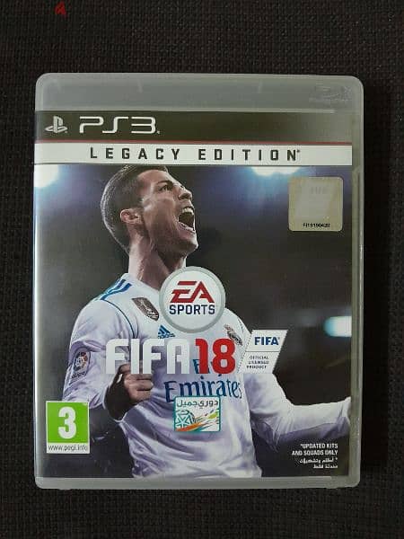 Fifa 18 PS3 Legacy Edition 0