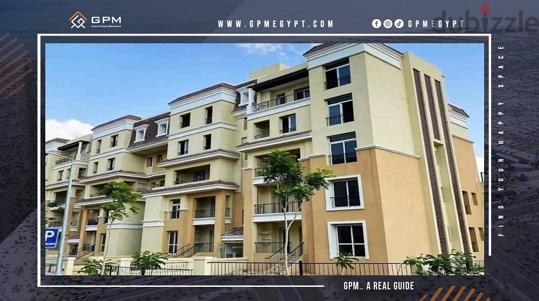 Apartment 128m for sale in Sarai (S2) Mostakbal City prime location with installments شقة للبيع في سراي مستقبل سيتي 0
