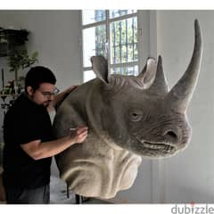 مجسم وحيد قرن للبيع