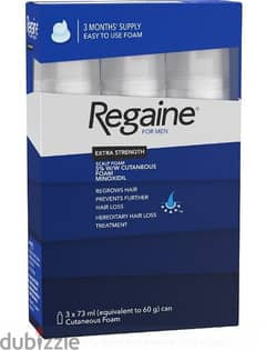 Regaine (Rogaine) Minoxidil extra strength foam