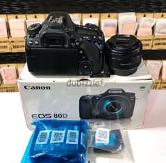 Canon 80d with lens 50mm 1.8 like new