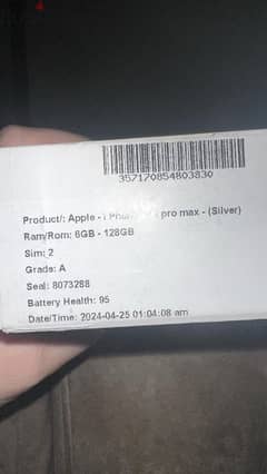 Apple iPhone 14 pro max 128GB