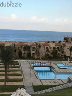 chalet in Ain Sokhna, La Vista Ray Compound, immediate receipt, directly on the sea, area 140 m - sea view - installments for the longest period