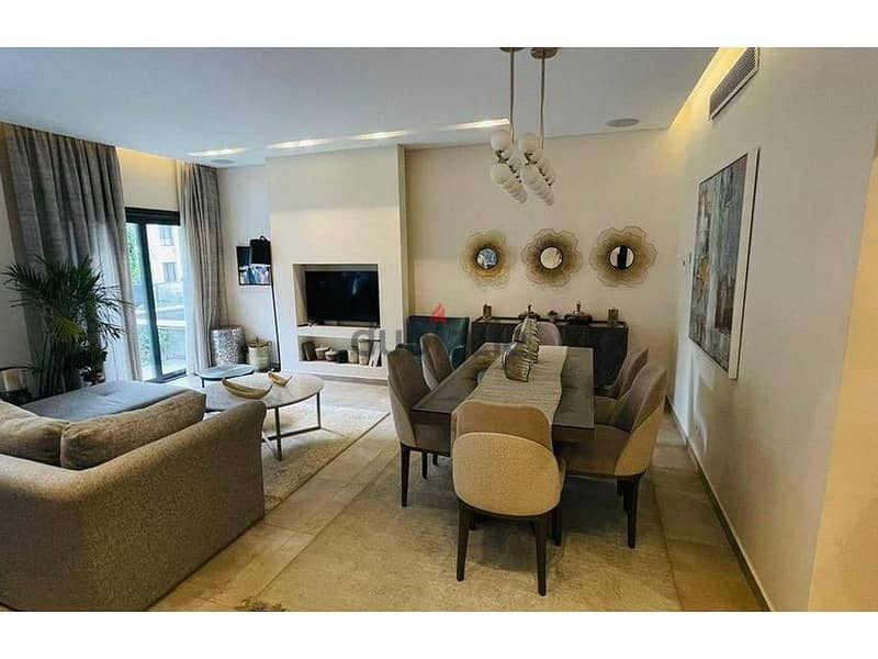 Apartment for sale, 3 bed, ready to move , luxurious finishing, in the Fifth Settlement, at The Address East, next to Palm Hills 1