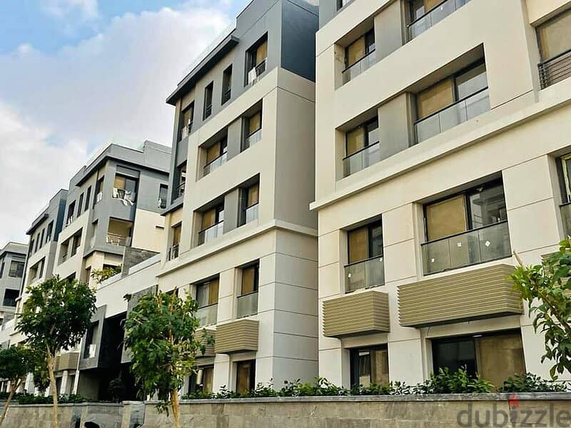 Apartment for sale with garden in Trio Gardens Compound in Golden Square, New Cairo 9