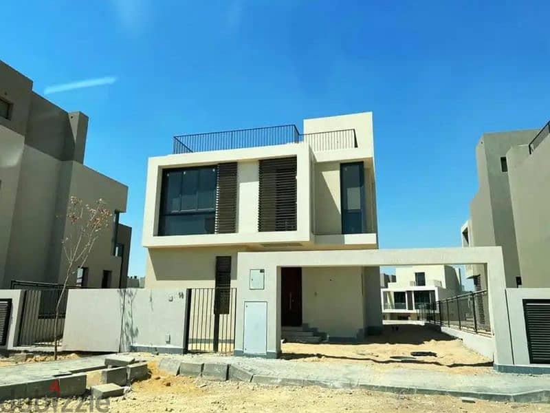 The most amazing twin house in Sodic East Compound for sale, semi-finished 1