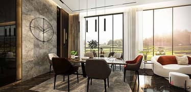 With only 5% downpayment, I own a 108-meter apartment directly on the Embassy District and the central axis, interior view,