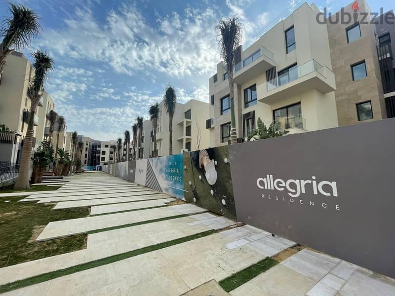 Ready To Move and finished apartment ACs, in Allegria Residence in the heart of Sheikh Zayed, inside Beverly Hills, in front of A 8