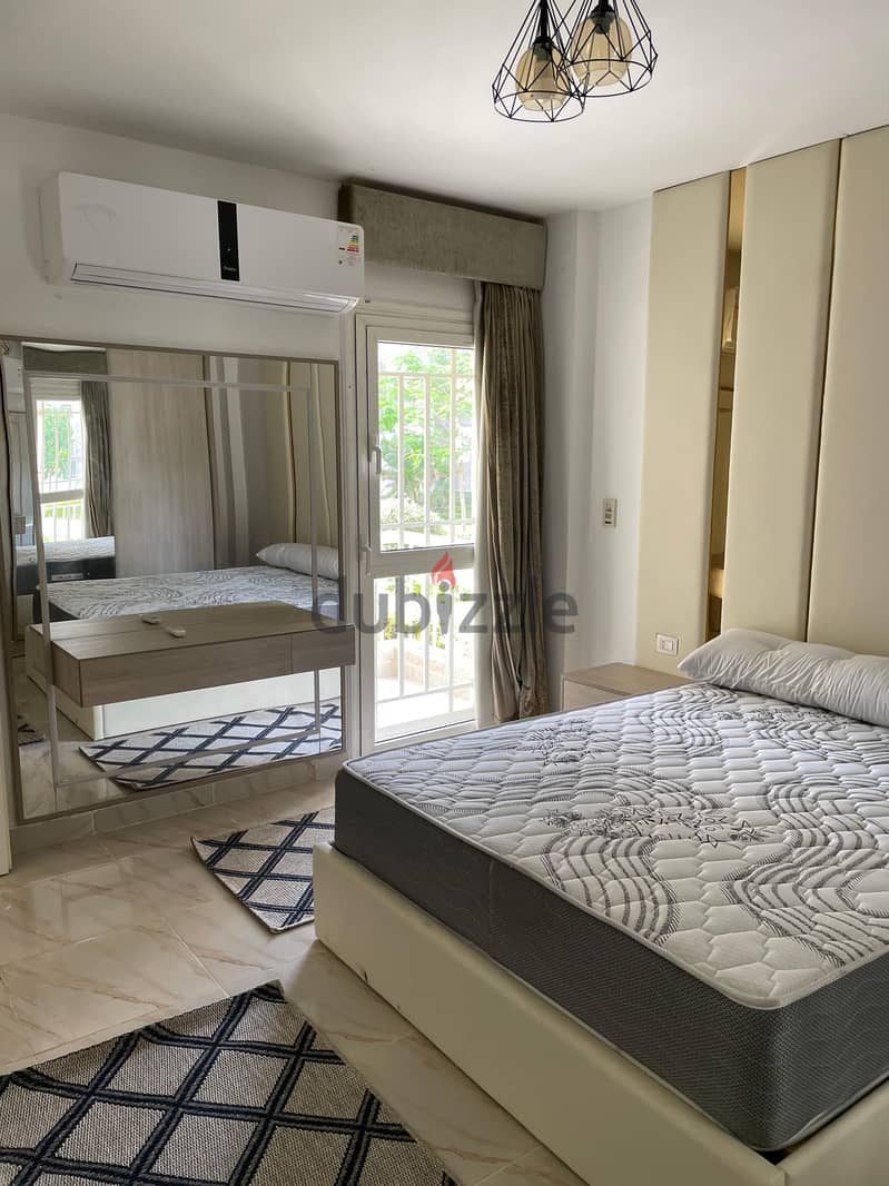 Furnished apartment for rent in Madinaty, 3 bedrooms, 2 bathrooms, hotel furniture, first residence, great location, very close to all services 14