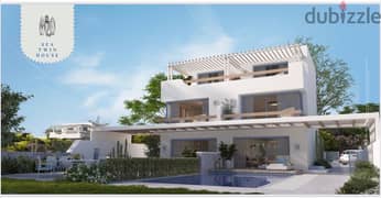 With only 5% down Payment, own a chalet 125m2  + garden fully finished for sale in Plage, North Coast, near to Marassi and Alamein by Mountain View