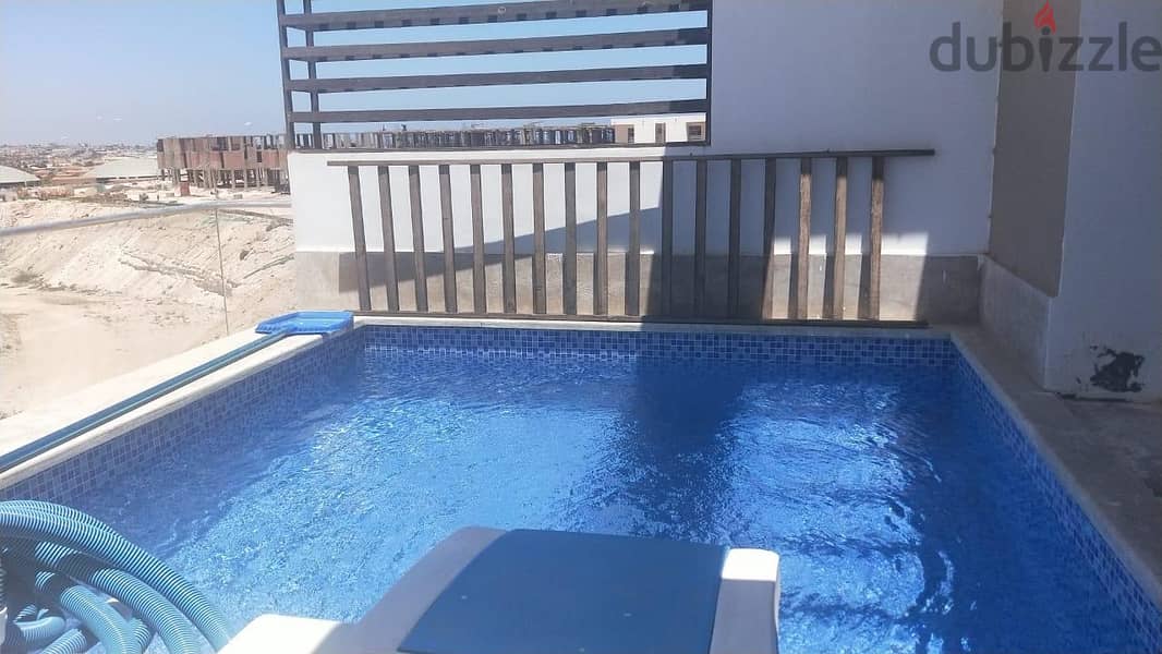 Marsa Baghush Penthouse 180 sqm with private pool for rent 2