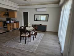 Apartment prime location fully furnished AC in katameya hieghts
