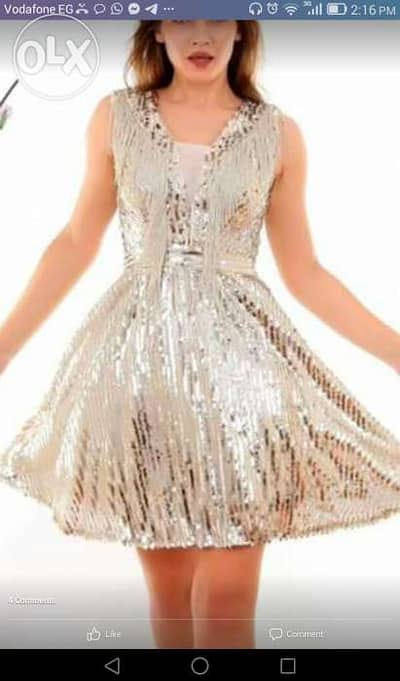 Evening dress imported