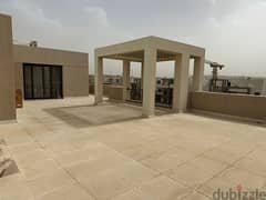 For sale, fully finished penthouse for sale, 189 sqm, with 90 sqm roof, in installments