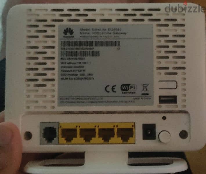 راوتر فودافون  VDSL بحالة الجديد 1