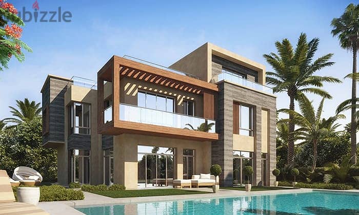 villa with 4 rooms for sale in New Cairo in Taj City Compound, 175 meters, Taj City New Cairo - very special location for the unit - double view 31