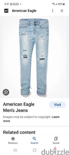 original American Eagle jeans