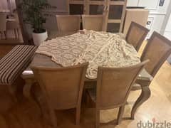 dinning table used as new