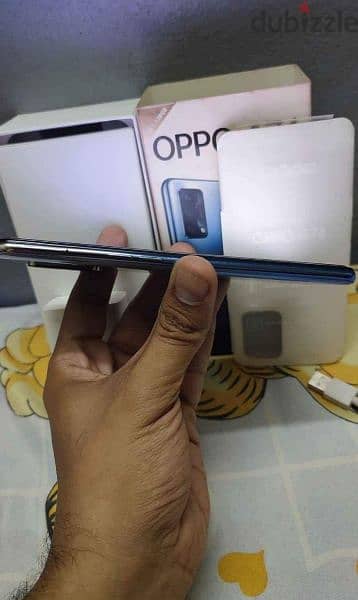 موبايل Oppo A74 4G 6G Ram  ذاكرة 128 جيجا بالكرتونة وجميع المشتملات 6