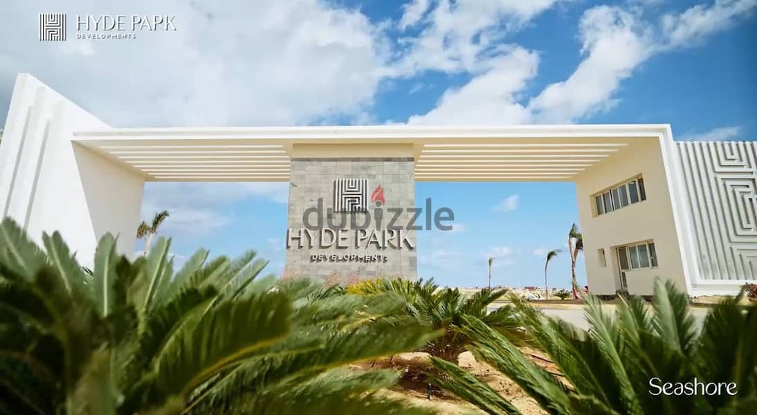 Chalet for sale 110 square meters at the lowest price on the North Coast Hyde Park Seashore Seashore village directly overlooking the Lagoon in instal 1