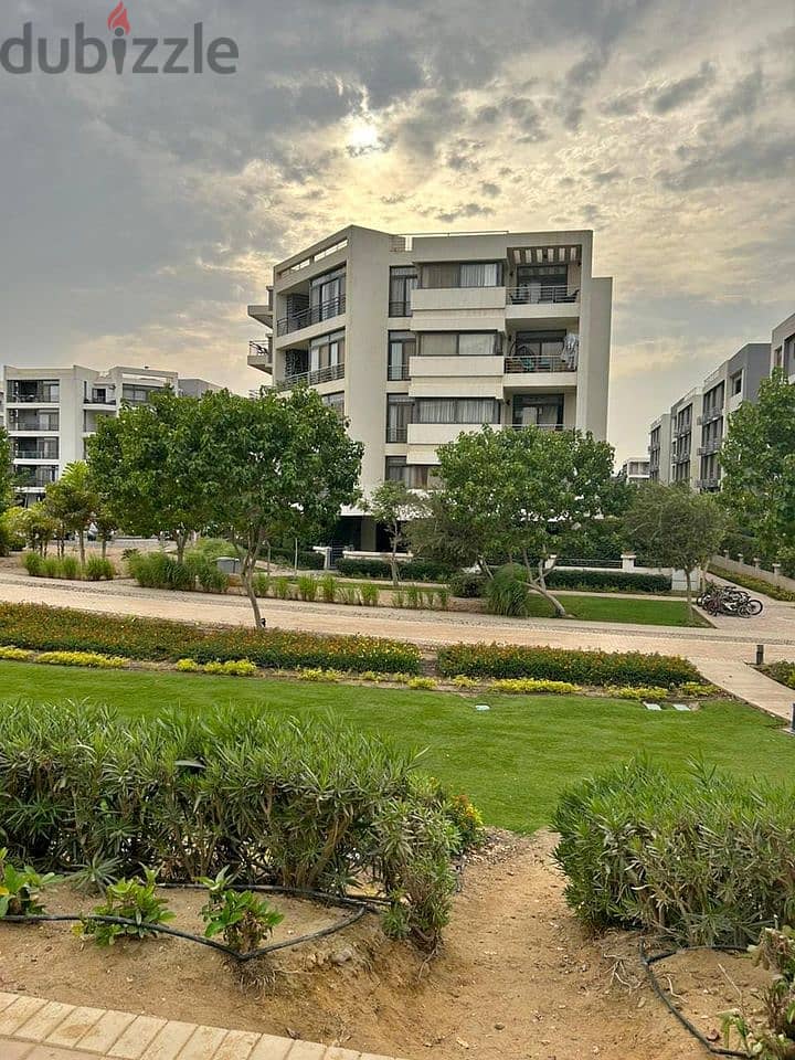 164 m ground in Garden in Nasr City apartment Steps including Crown City in front of Cairo Airport at the entrance to the gathering 8
