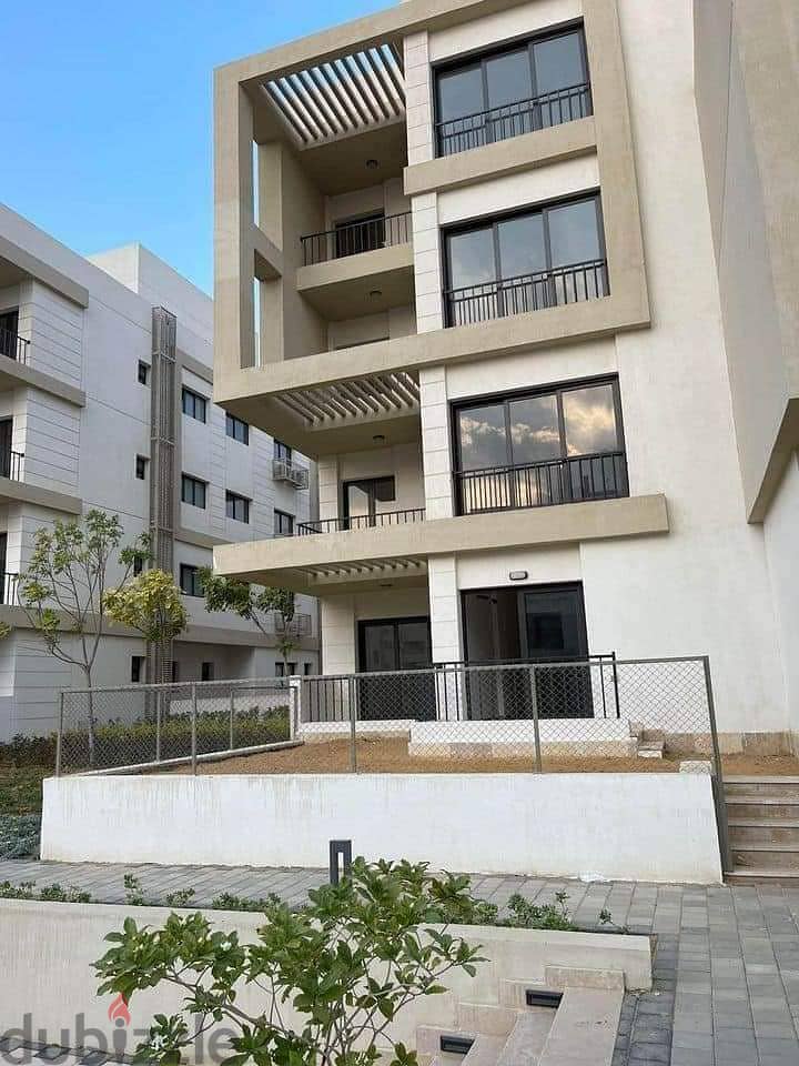 Apartment with garden (immediate receipt + finished with AC'S) for sale in the Fifth Settlement, Al Marasem Fifth Square Compound 19