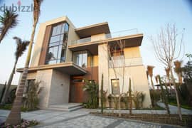 A luxury villa for sale ready to move in the most prestigious compound in Sheikh Zayed sodic the estates