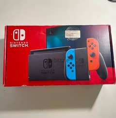 Nintendo Switch V2 with games and accessories