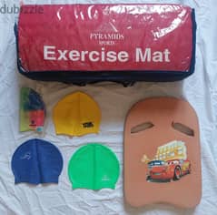 Swimming Equipement (Snorkel, Sponge, Board, Mat, Swimming Cap) أدوات