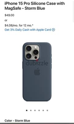 iPhone 15 Pro  Silicone Case  - Oriignal - From KSA