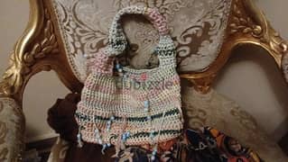 trendy crochet bag