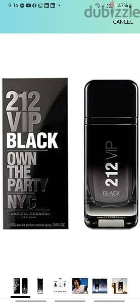 212 black VIP 0