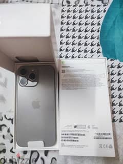 iPhone 15 pro max titanium ،، 256