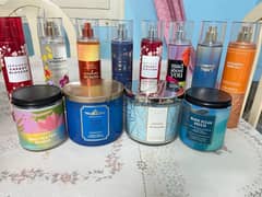 bodymist and candles bath and body works