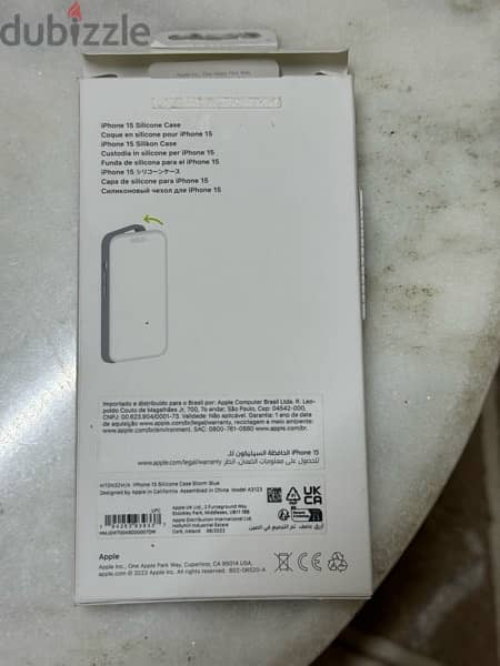 Appel silicon cover iPhone 15 original 1