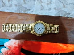 kolber Geneve watch plated with 18k gold _ ساعة كولبر جينف