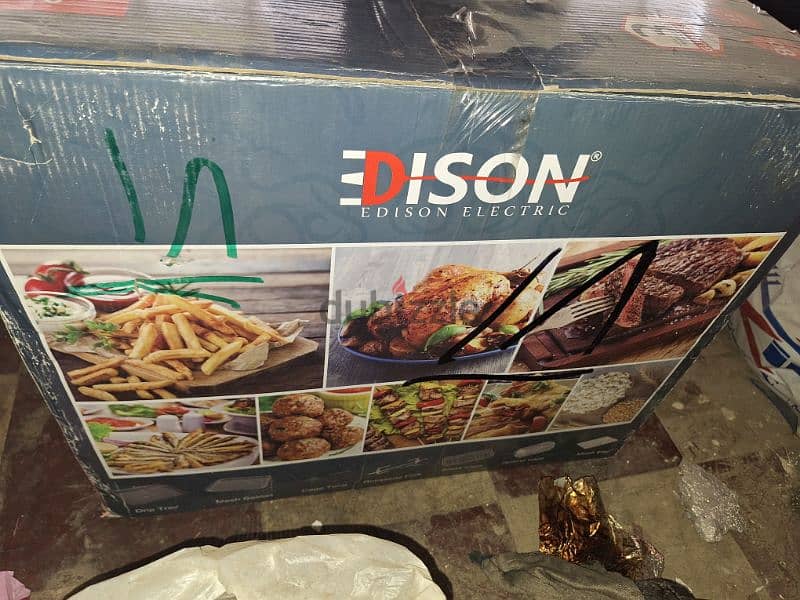 قلاية هوائية اير فراير ماركة اديسون زيرو متبرشمه edison air frier 1