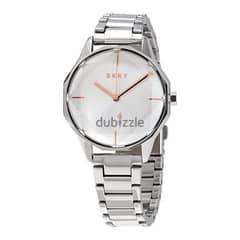 DKNY Cityspire Quartz Silver Dial Stainless Steel Ladies Watch