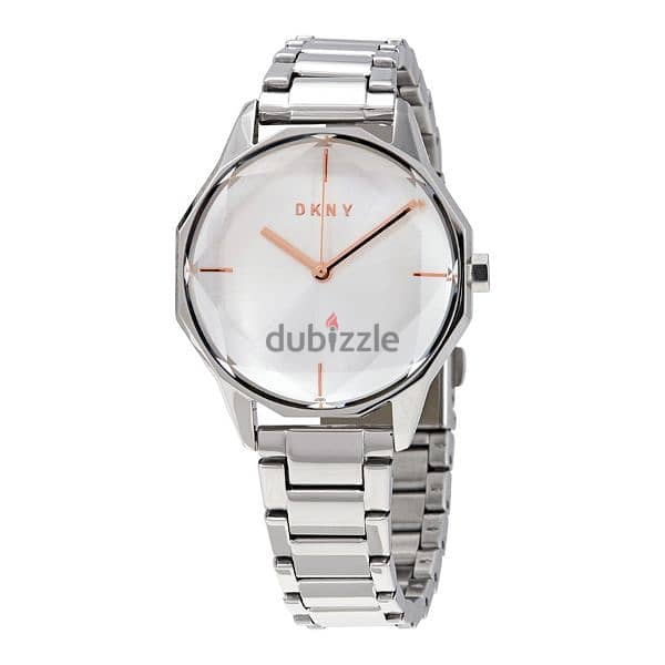 DKNY Cityspire Quartz Silver Dial Stainless Steel Ladies Watch 0