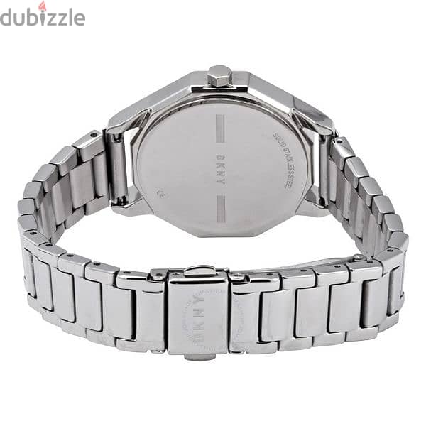 DKNY Cityspire Quartz Silver Dial Stainless Steel Ladies Watch 1