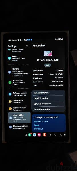 Samsung Tablet A7 Lite 11