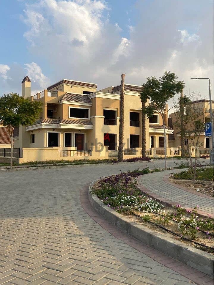 2-room ground floor apartment with garden, 323m, for sale in Sarai Compound, Mostaqbal City, with a down payment of 450,000 and 42% cash discount 6