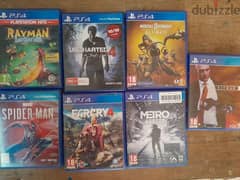 Collection of ps4 Games