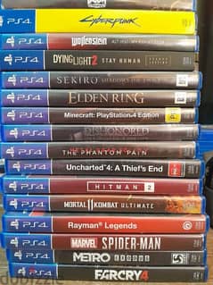 Collection of ps4 Games (look in description)