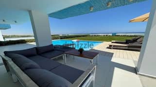 Chalet 110m Sea View+Lagoon View for sale in North Coast fouka bay - Fouka