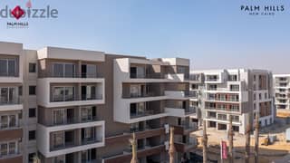 Apartment for sale 173 meters in Palm Hills New Cairo on the landscape with the lowest down payment