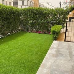 Apartment with garden for sale in front of Cairo Airport With a cash discount of up to 42% very special location on Suez Road in Taj City Compound